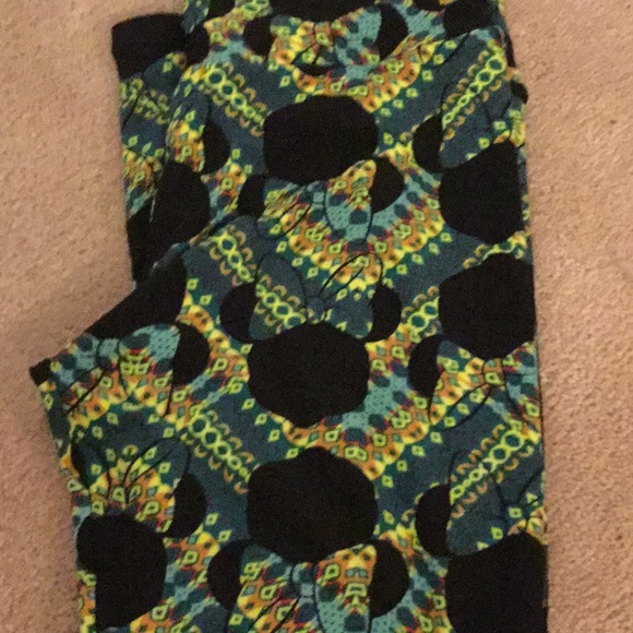 New os Disney Minnie paisley Aztec legging retired - Picture 1 of 1
